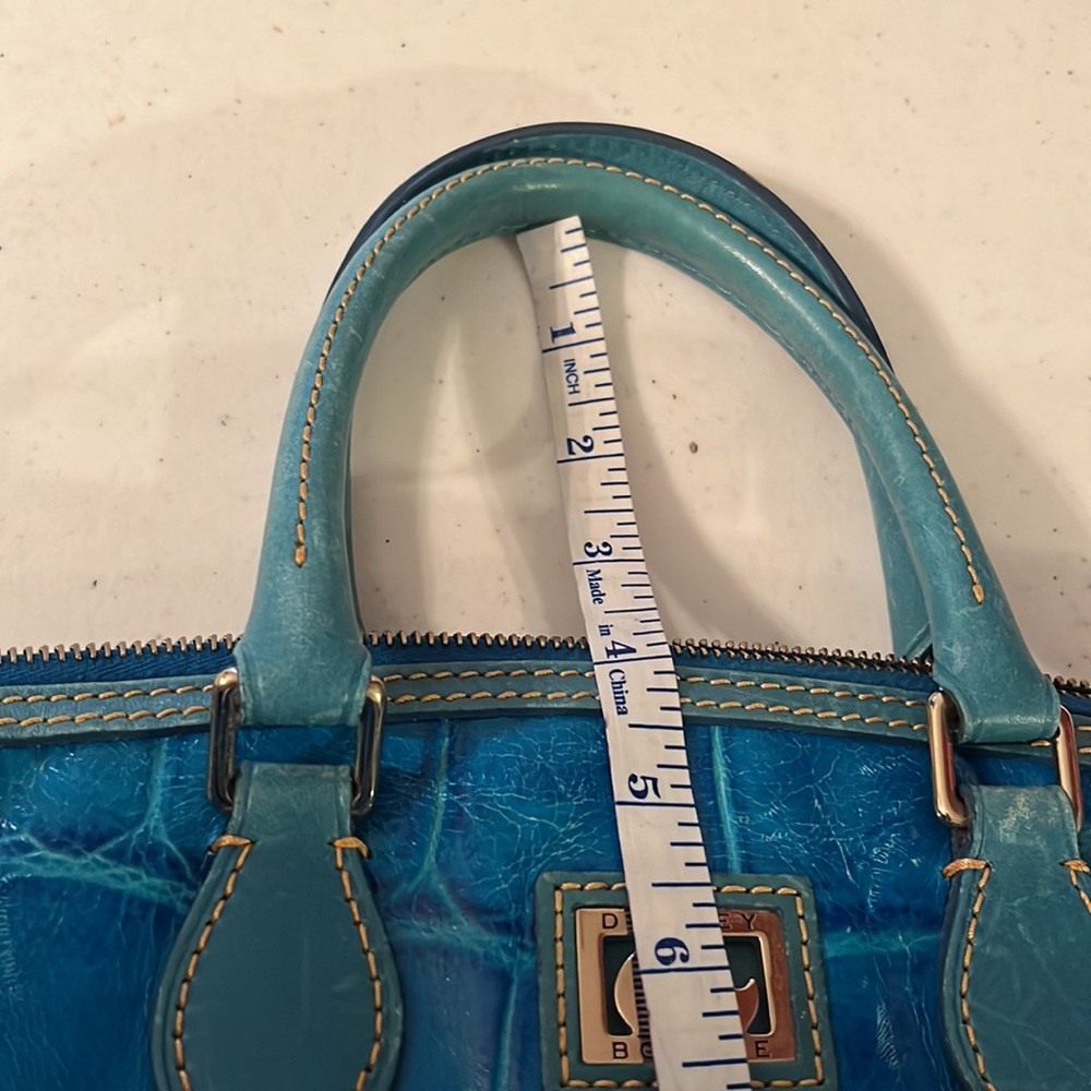 Dooney & Bourke Dillen Blue Aqua Satchel - Picture 13 of 13